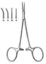 Затискач кровозупинний, Хартмана (Бейбі-Москіт) мікро, очний, прямий, 84 мм Bio Tules Impex BTS-9-117.1